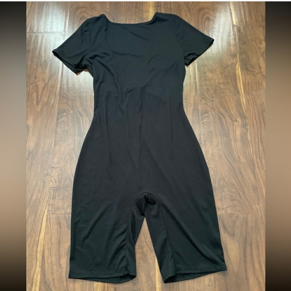 Free People Romper Small Black Onesie